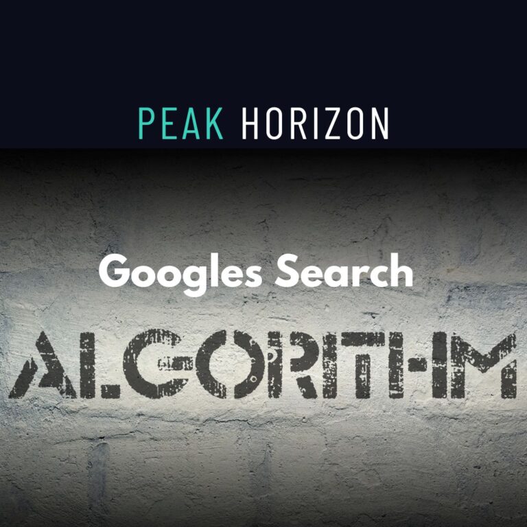 Googles Search Algorithm text graphic